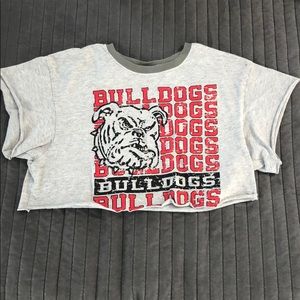 Bulldog crop top